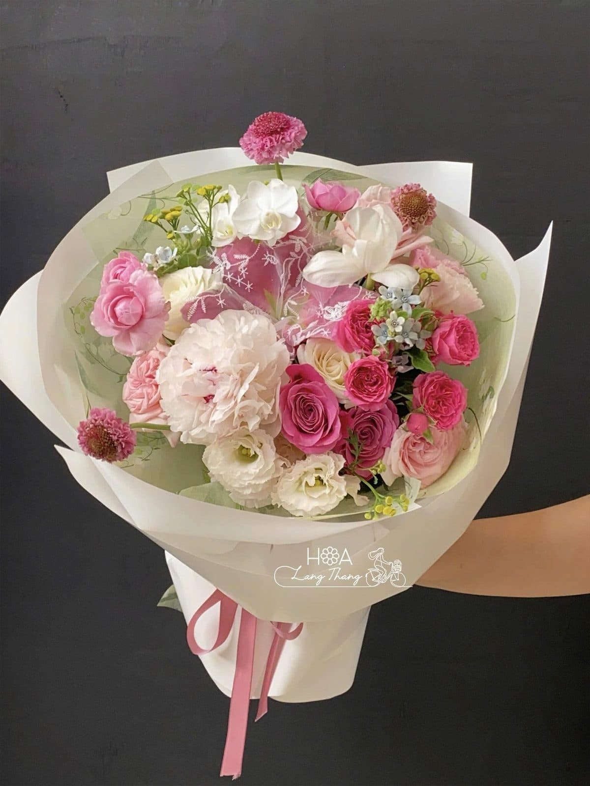 Mix hồng đậm ren - Thumbnail 3