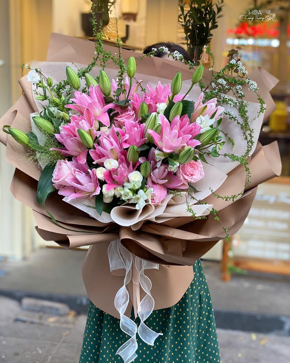 Bó hoa ly big sz - Ảnh 1