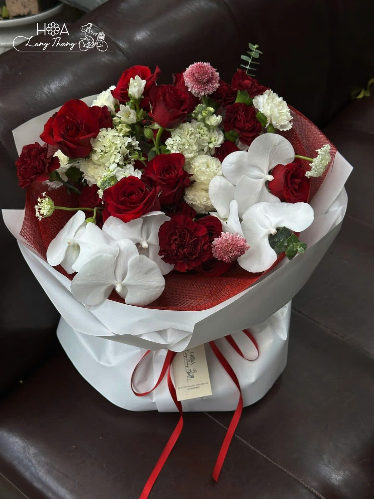 Hồng đo mix lan hô diep - Ảnh 1