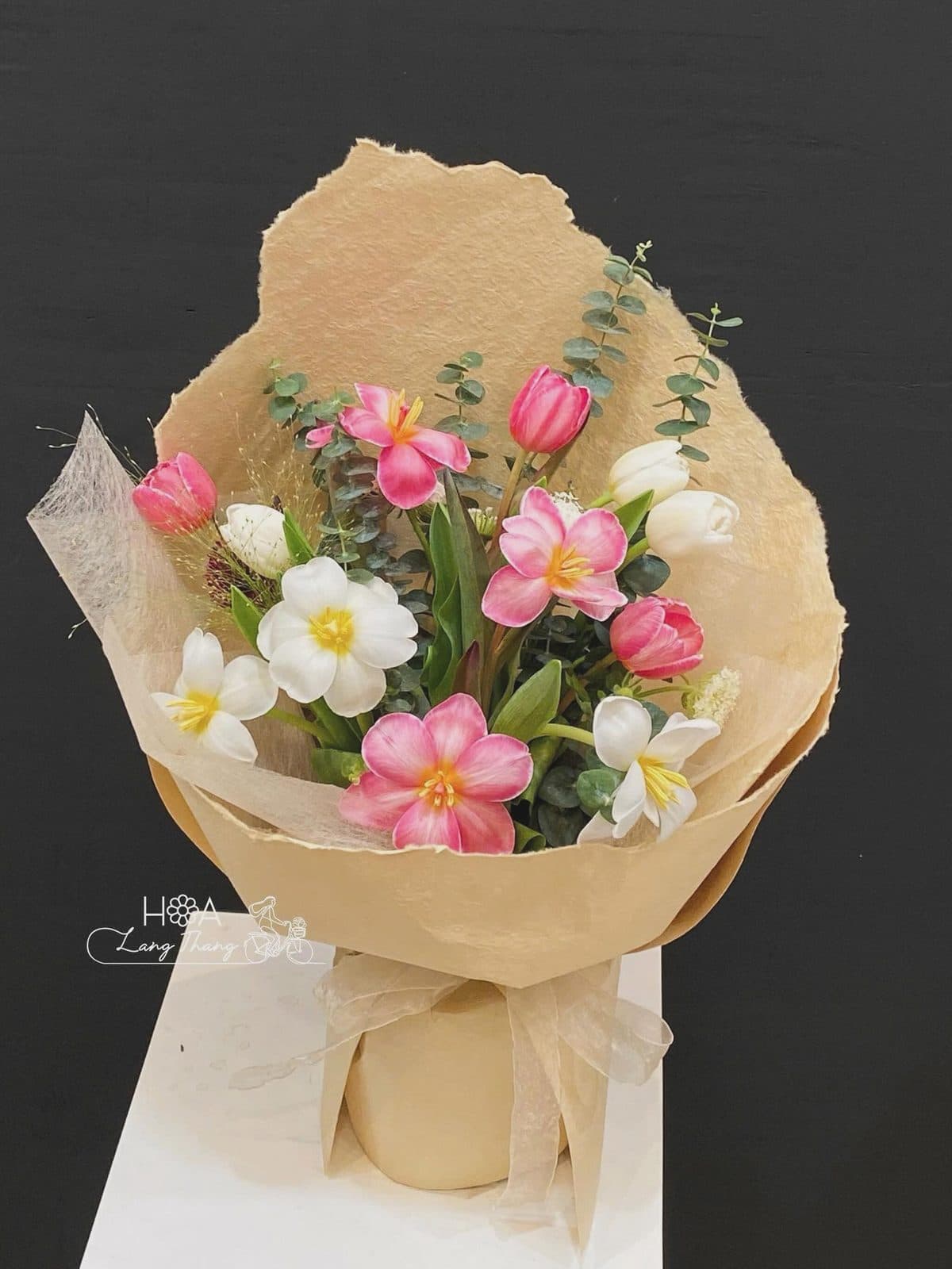 Tulip mix giay xe - Ảnh 1