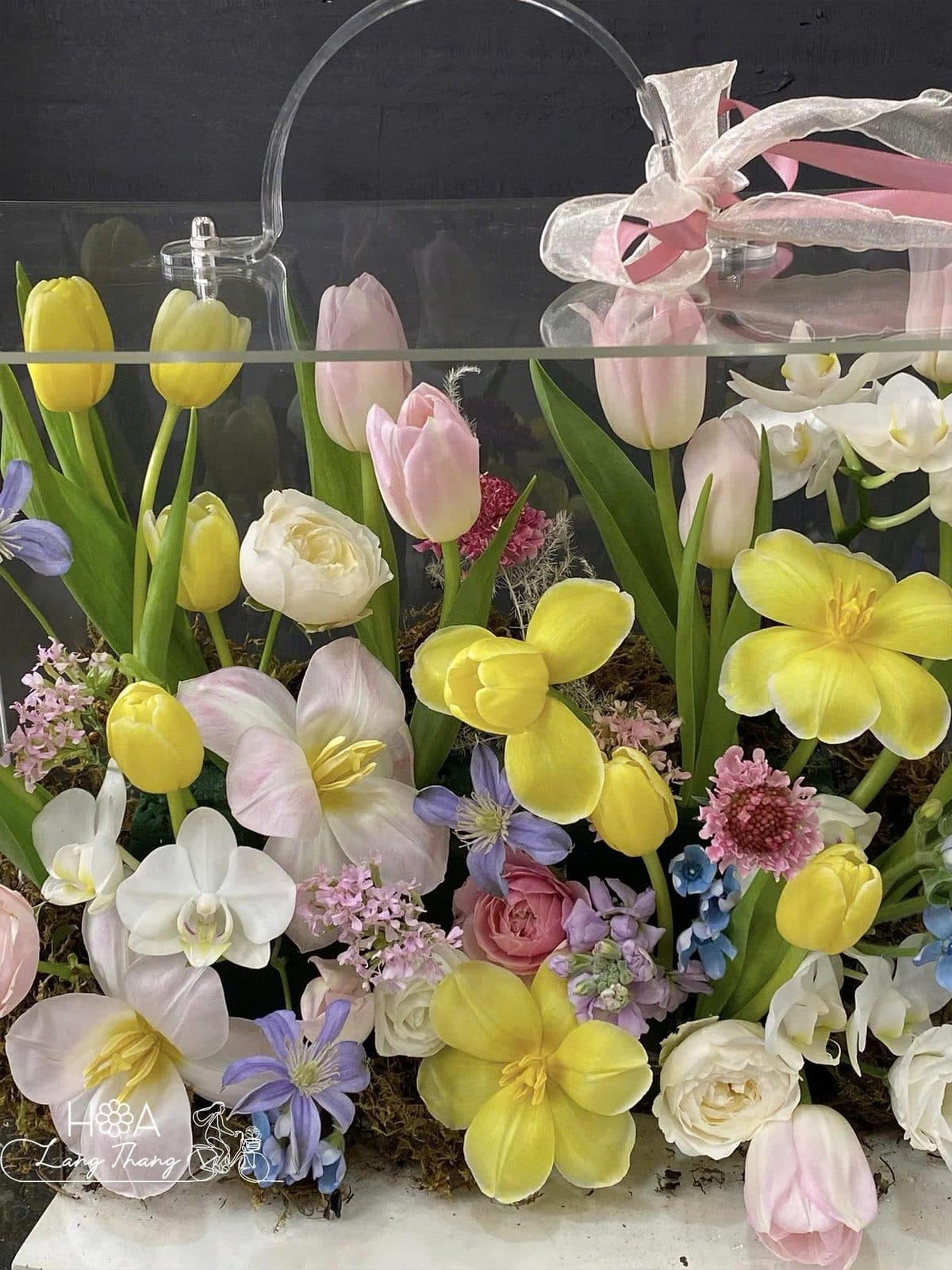 Full tulip hồng vàng - Thumbnail 2