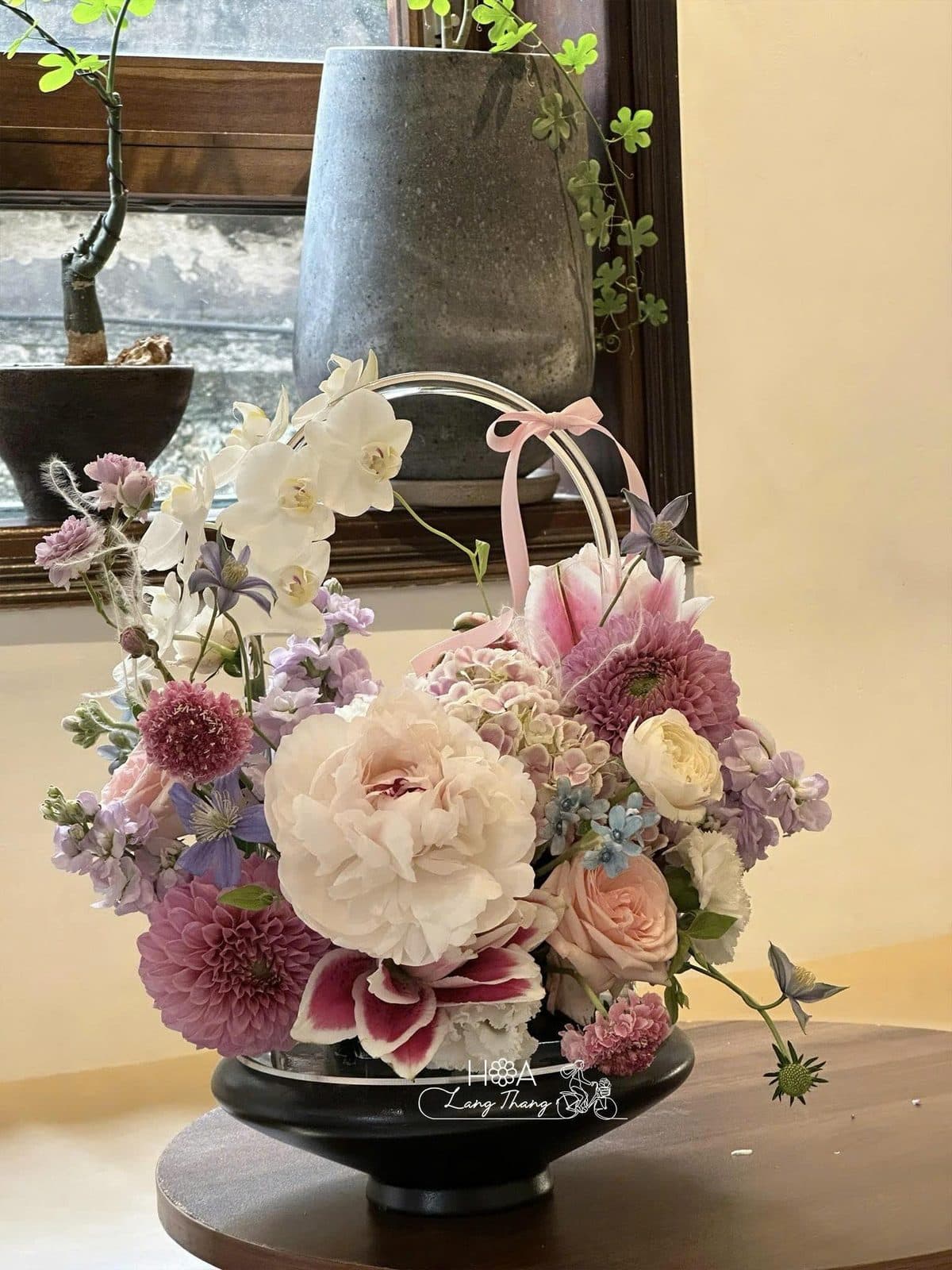 Xách tay 4 mặt mix peony - Thumbnail 3