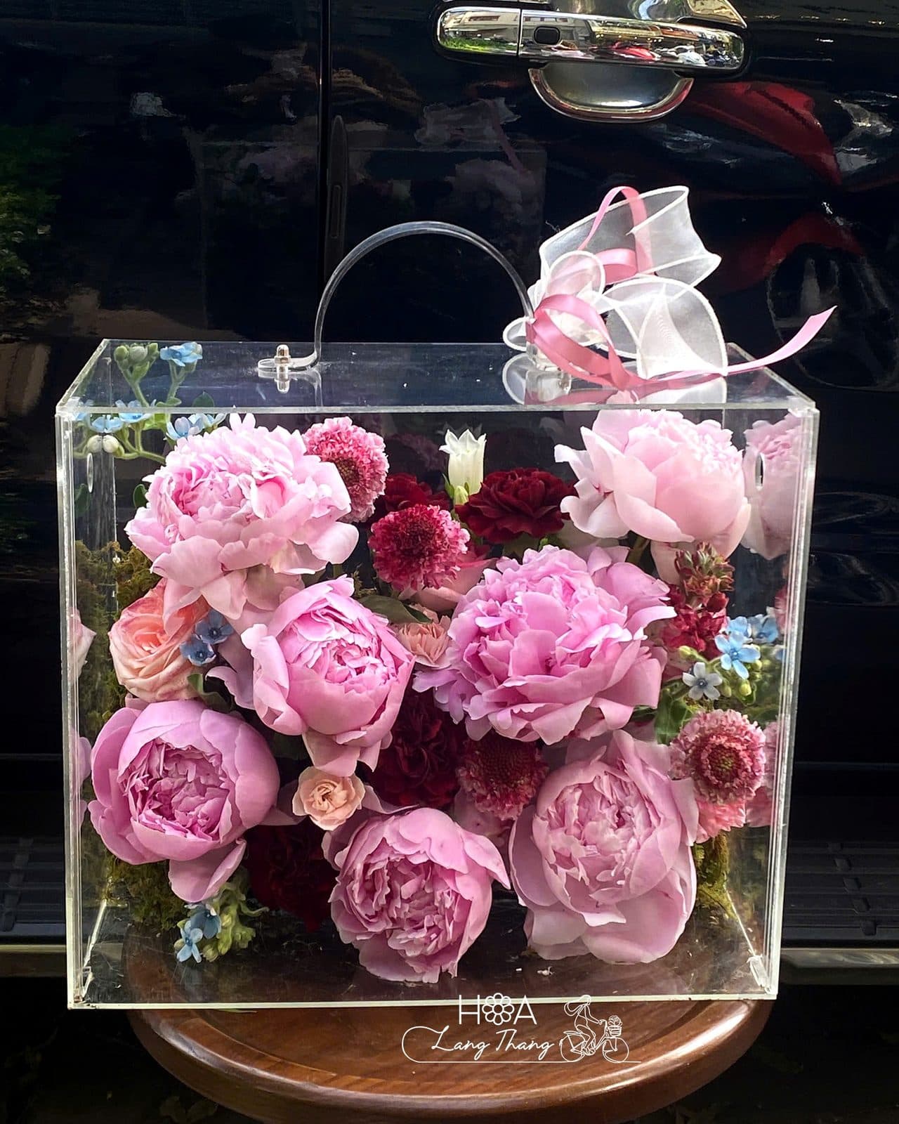 Peony mix hồng đỏ - Ảnh 1
