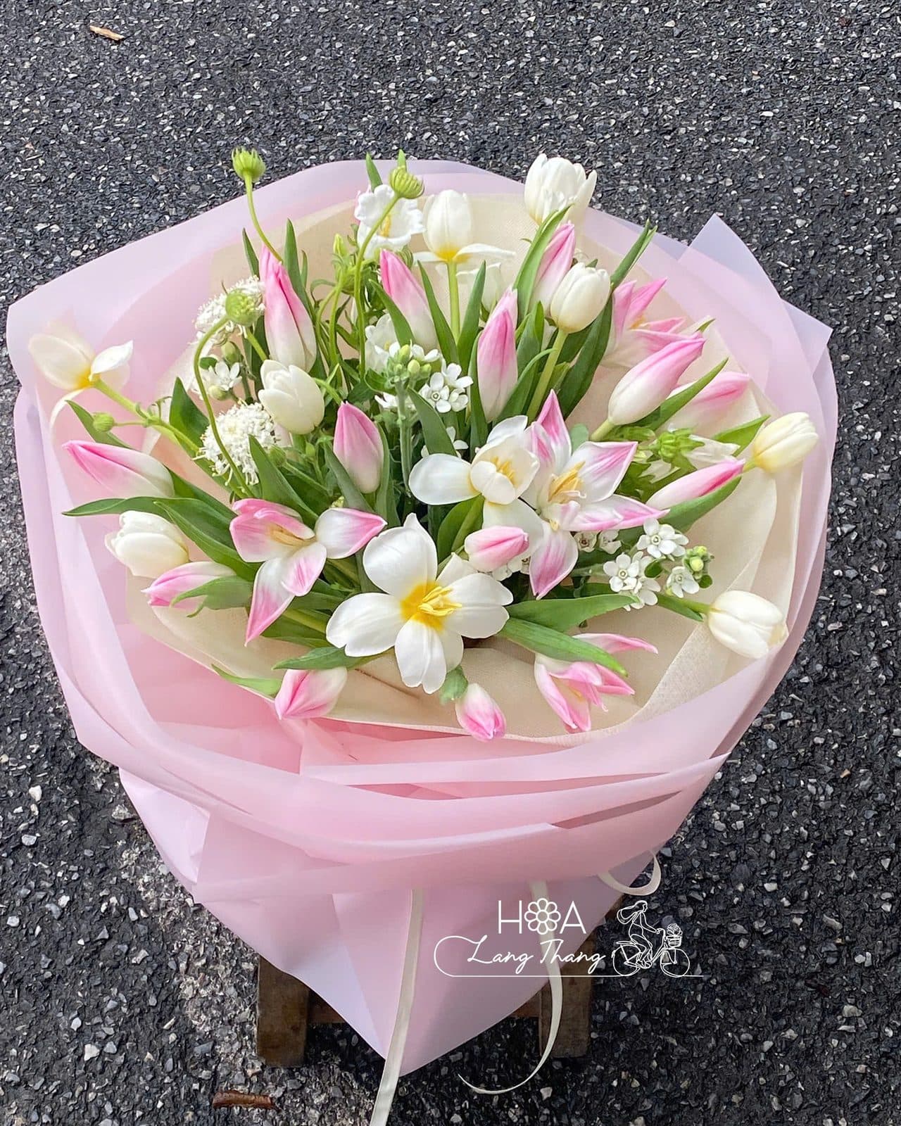 Tulip mix 30 bông - Ảnh 1