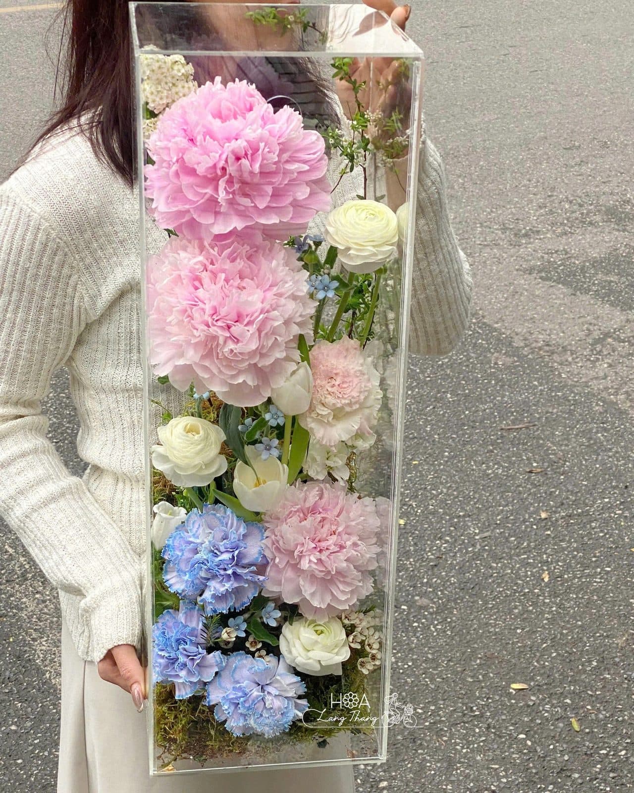 Chữ nhật peony mix - Thumbnail 3