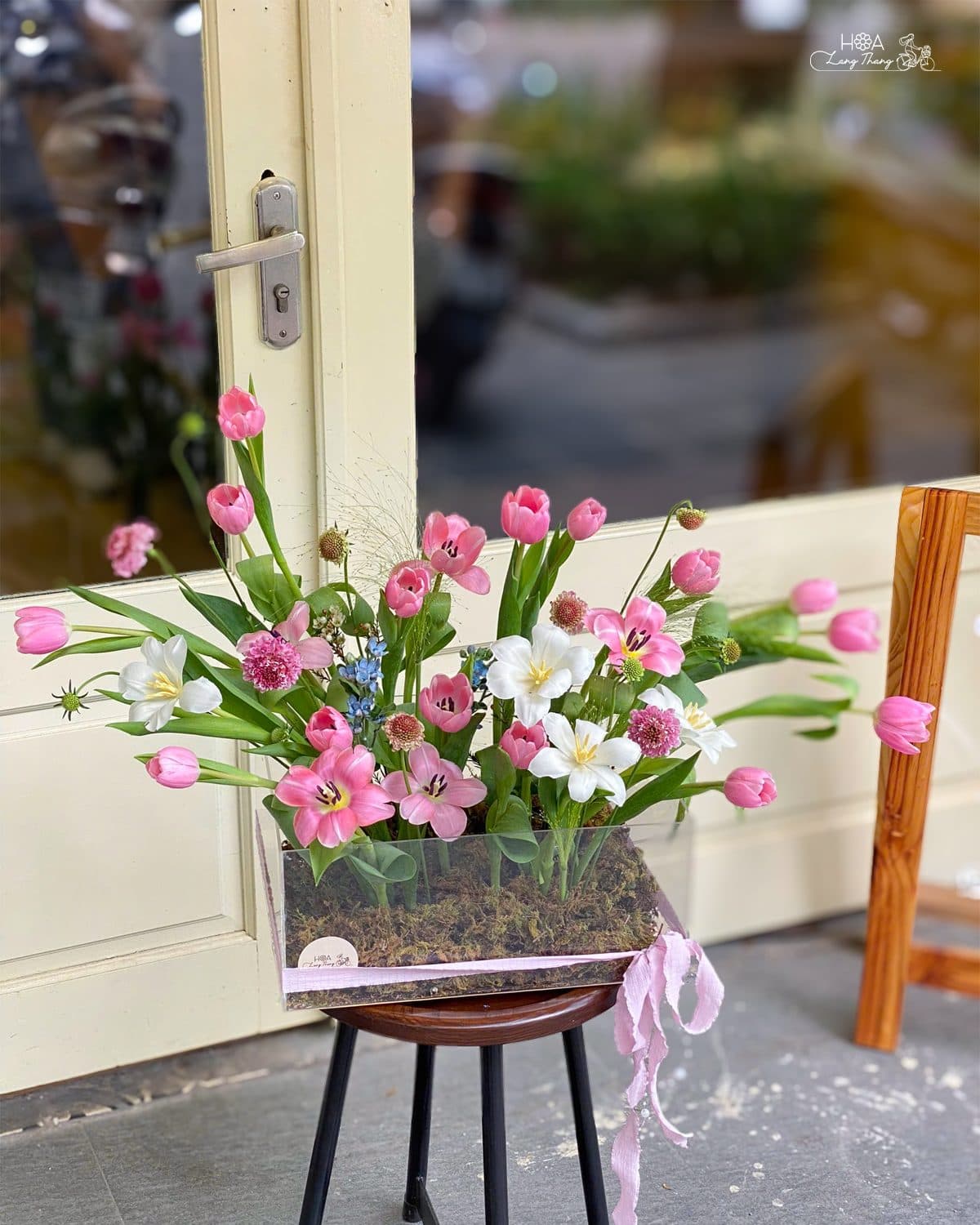 Xách ngang mix tulip nhiều màu - Thumbnail 4