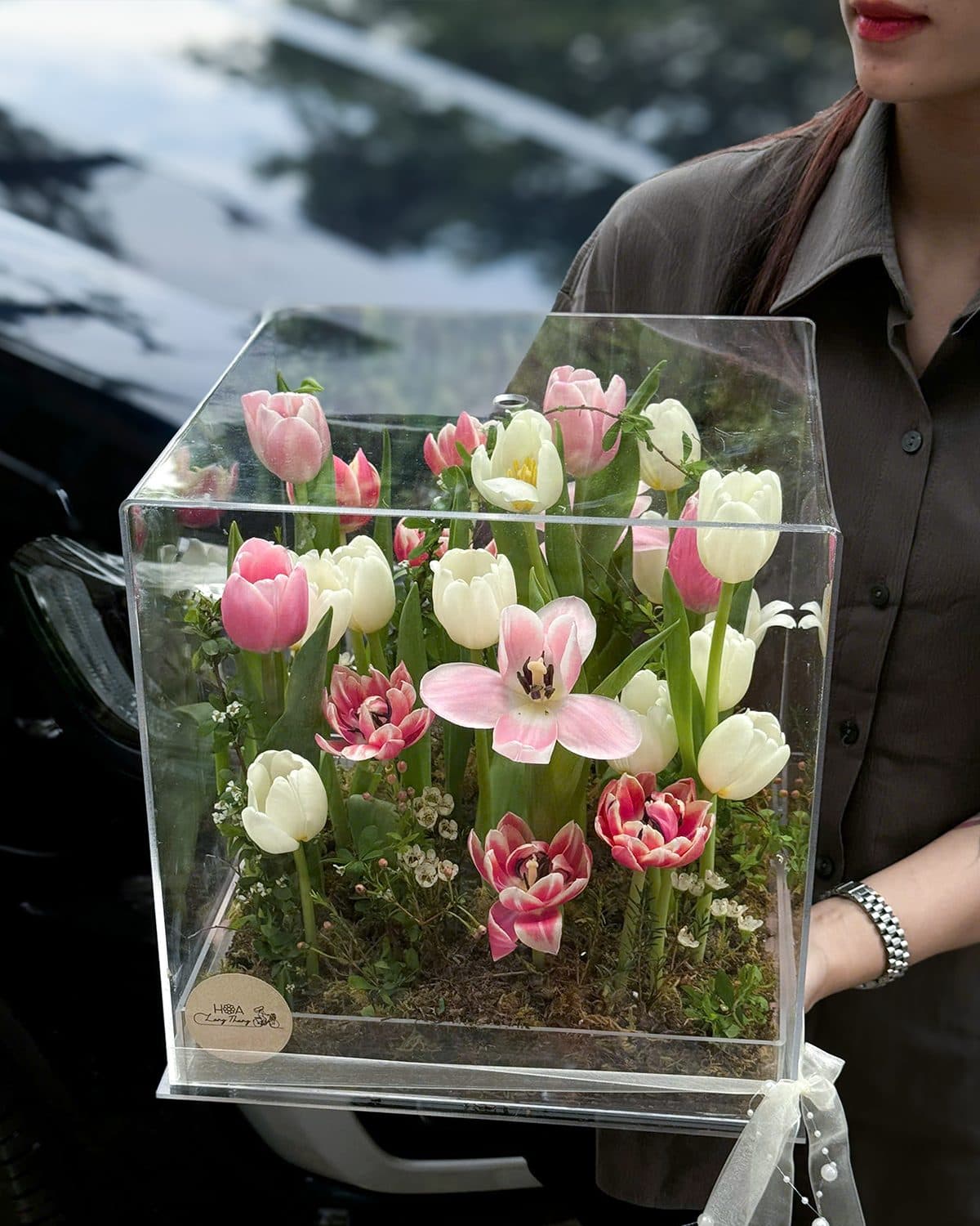 Box vali vuông tulip mix - Thumbnail 2