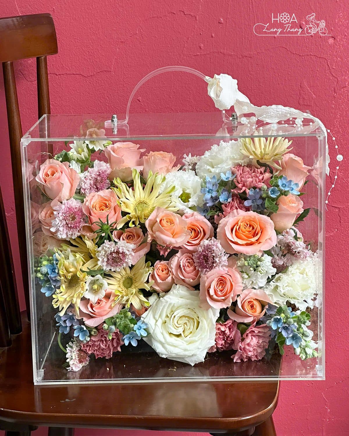 Vali mix tông cam - Ảnh 1
