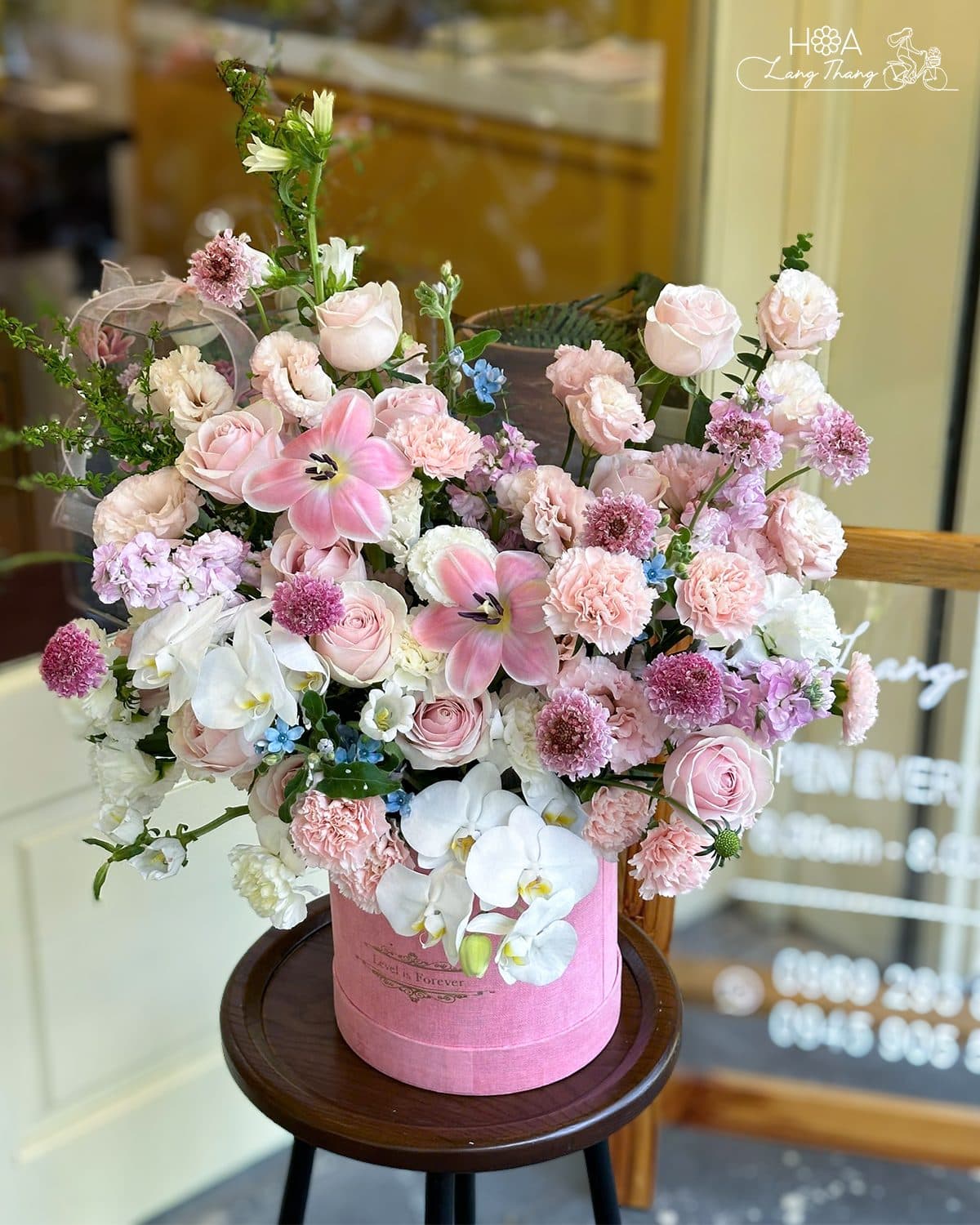 Box hoa hồng pastel - Ảnh 1