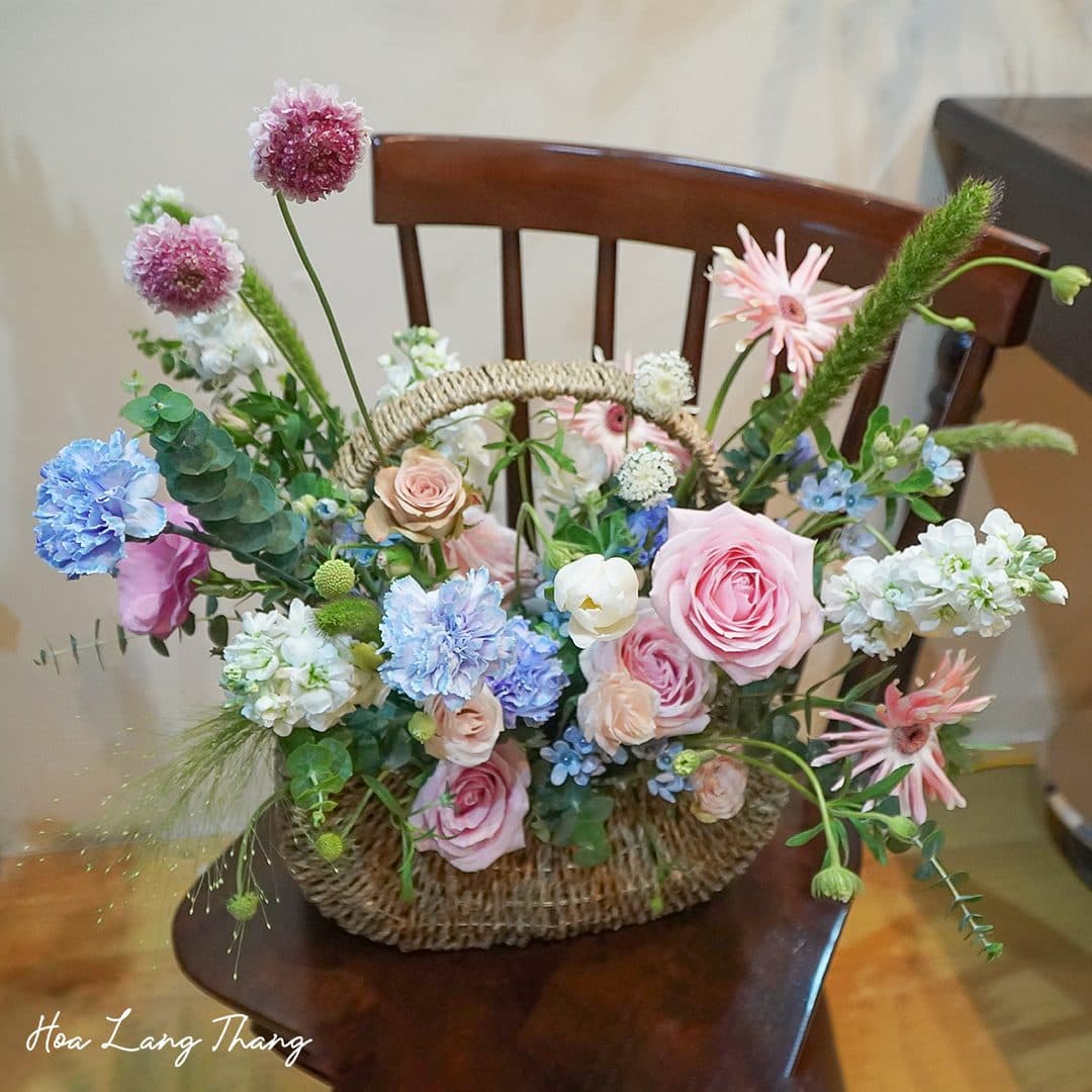 Lẵng mix sz vừa - Ảnh 1
