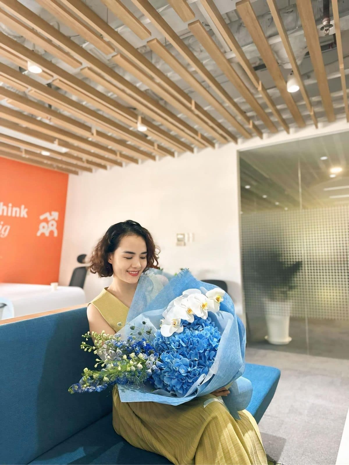 Tú cầu mix lan hồ điệp đenphi - Ảnh 1