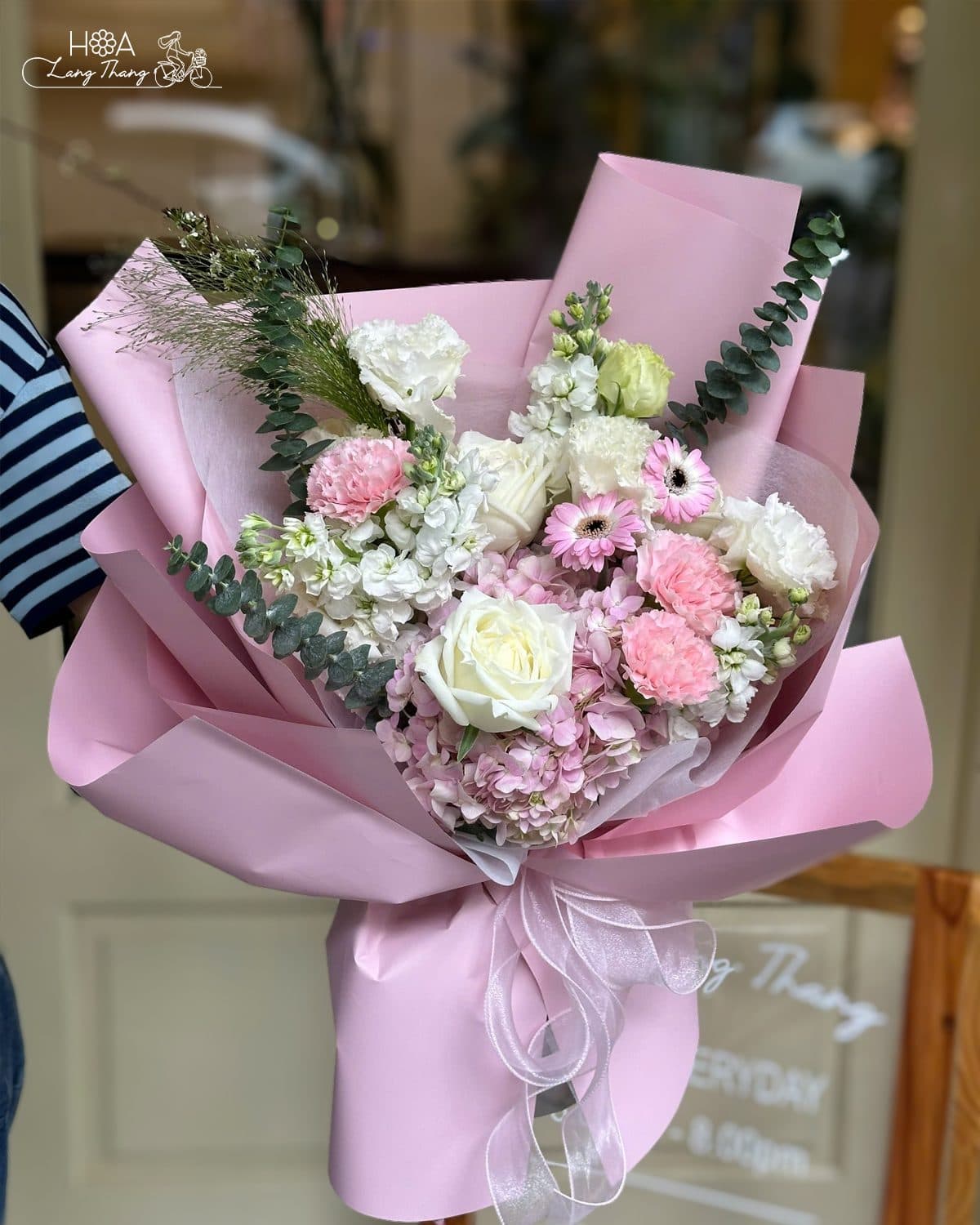 Tú cầu hồng mix - Ảnh 1