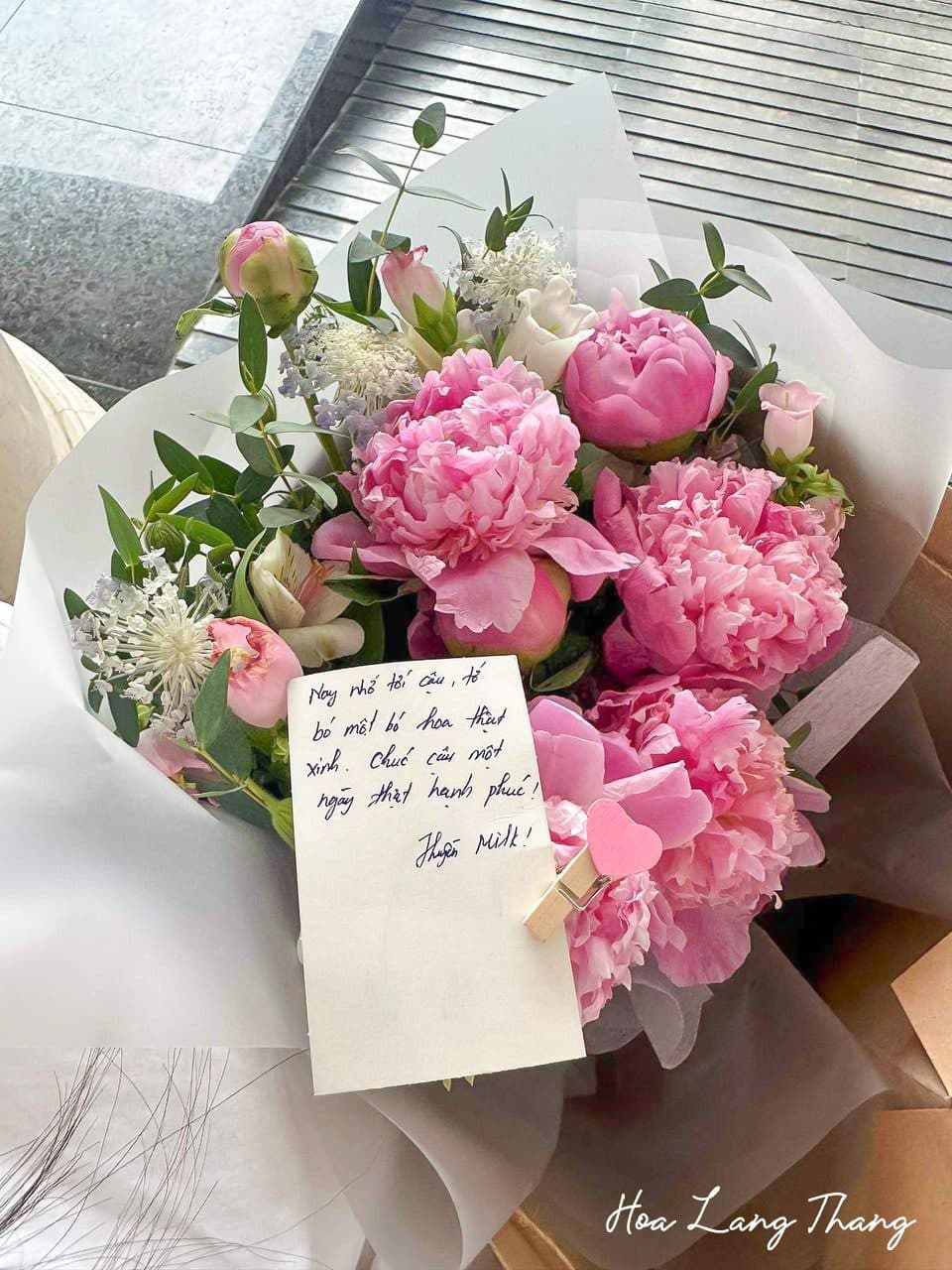 Bó peony - Ảnh 1
