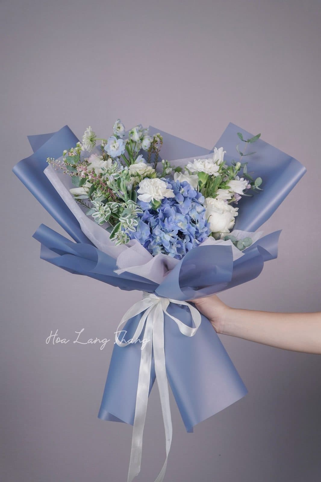 Tú cầu sz vừa mix hoa phụ