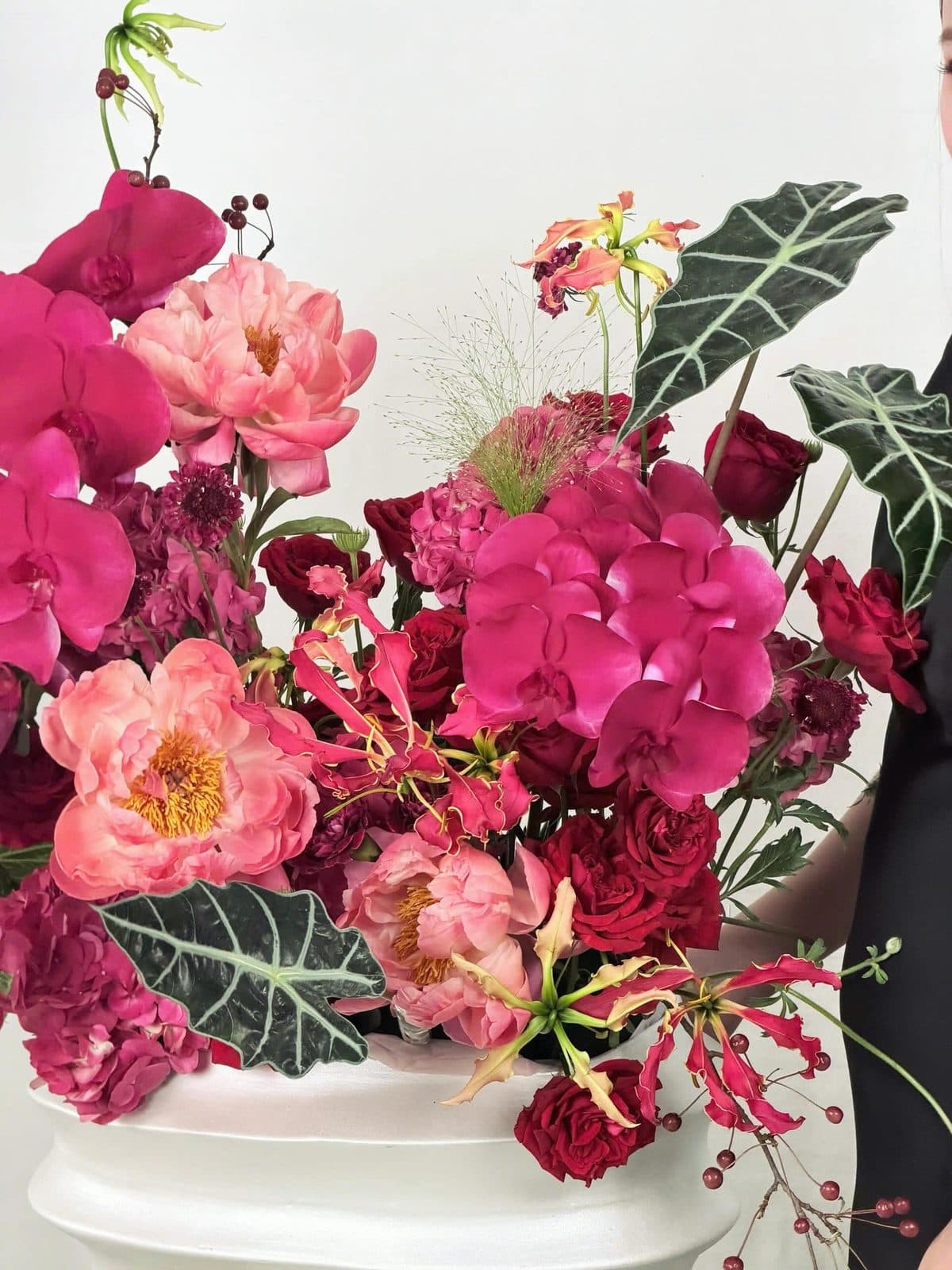 Bình Lan hồ điệp mix peony , rednaomi - Thumbnail 3