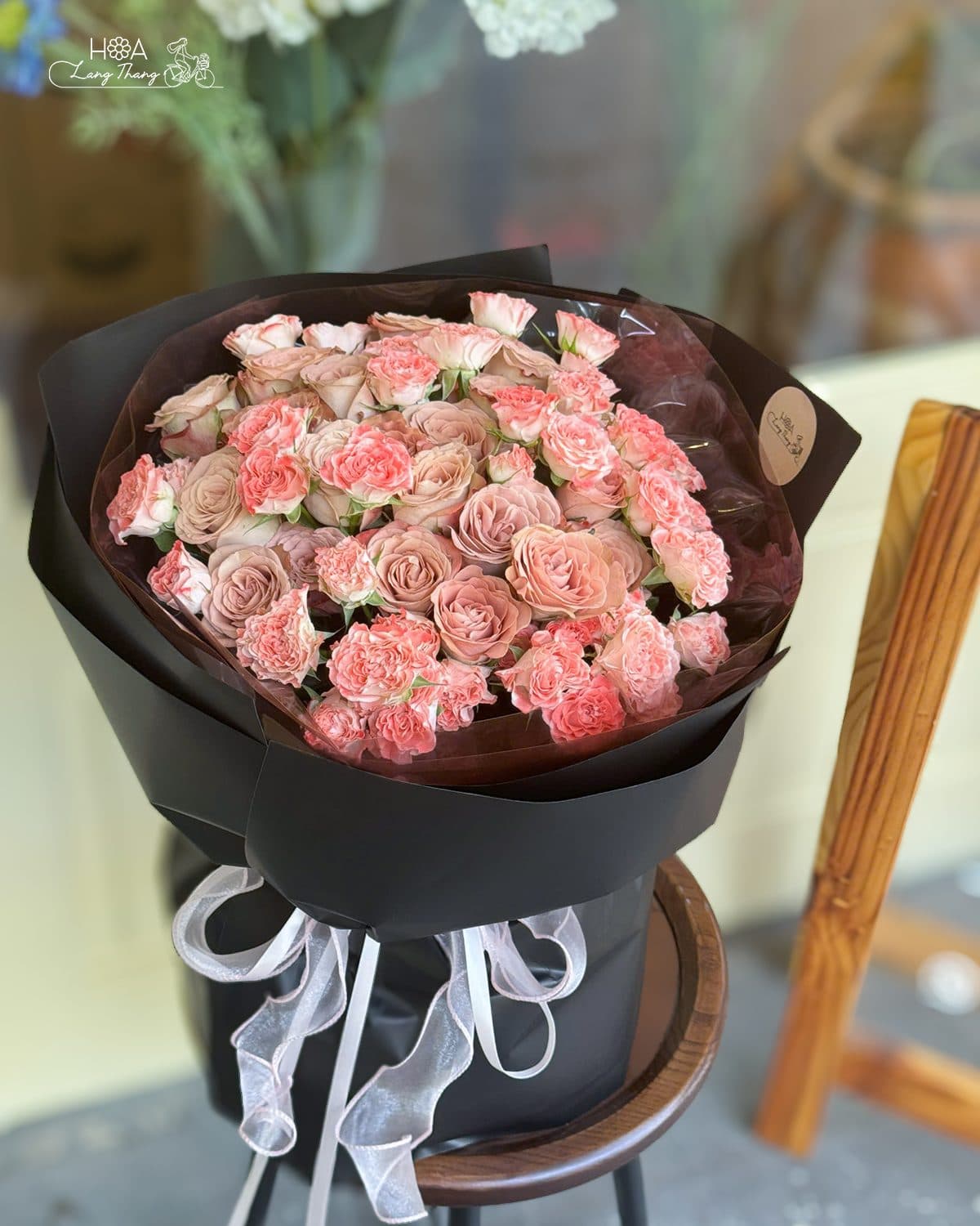 Hồng capu mix hồng chùm nhạt - Ảnh 1