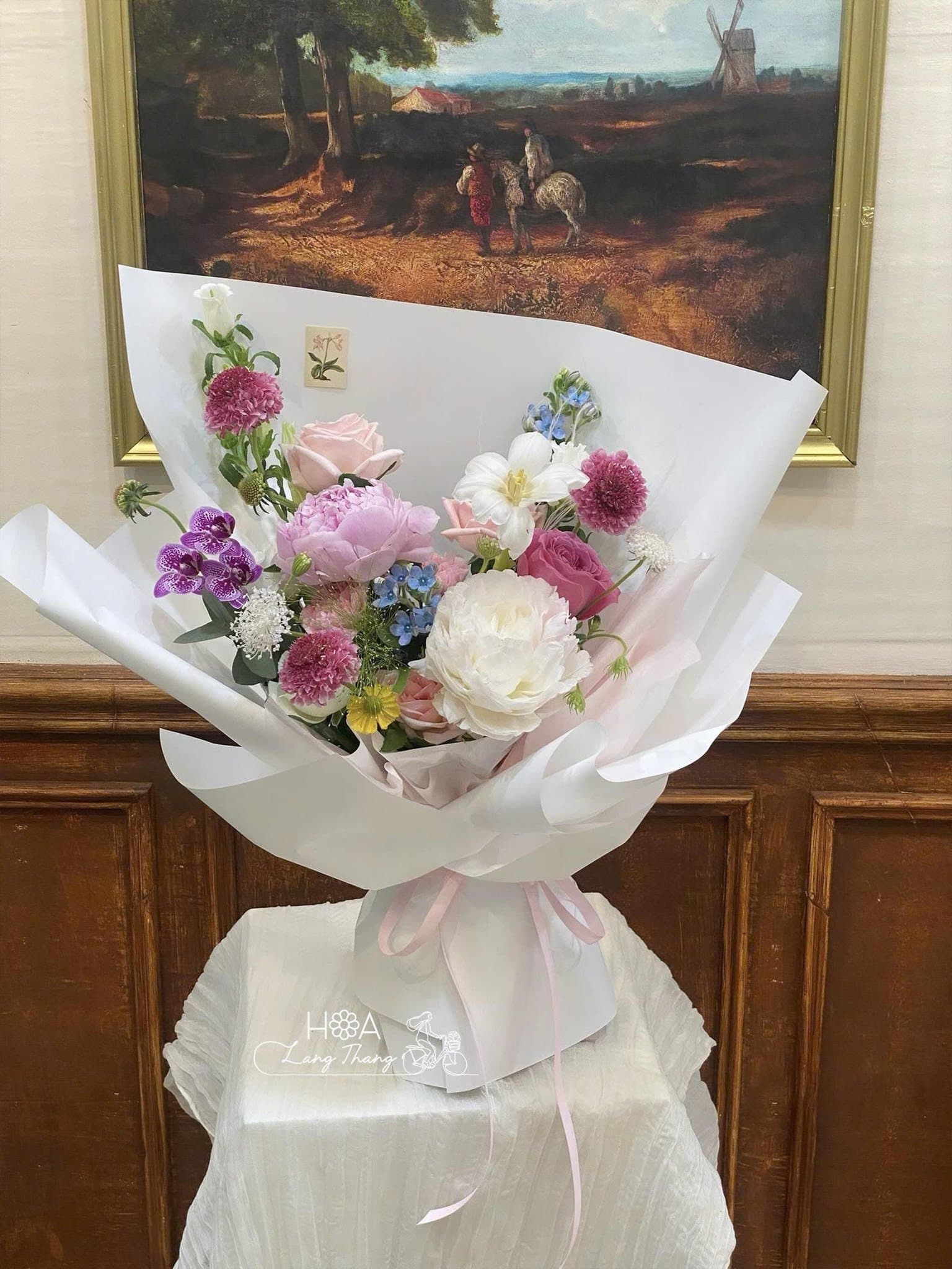 Hoa màu trắng tặng Valentine: Tặng phẩm lãng mạn