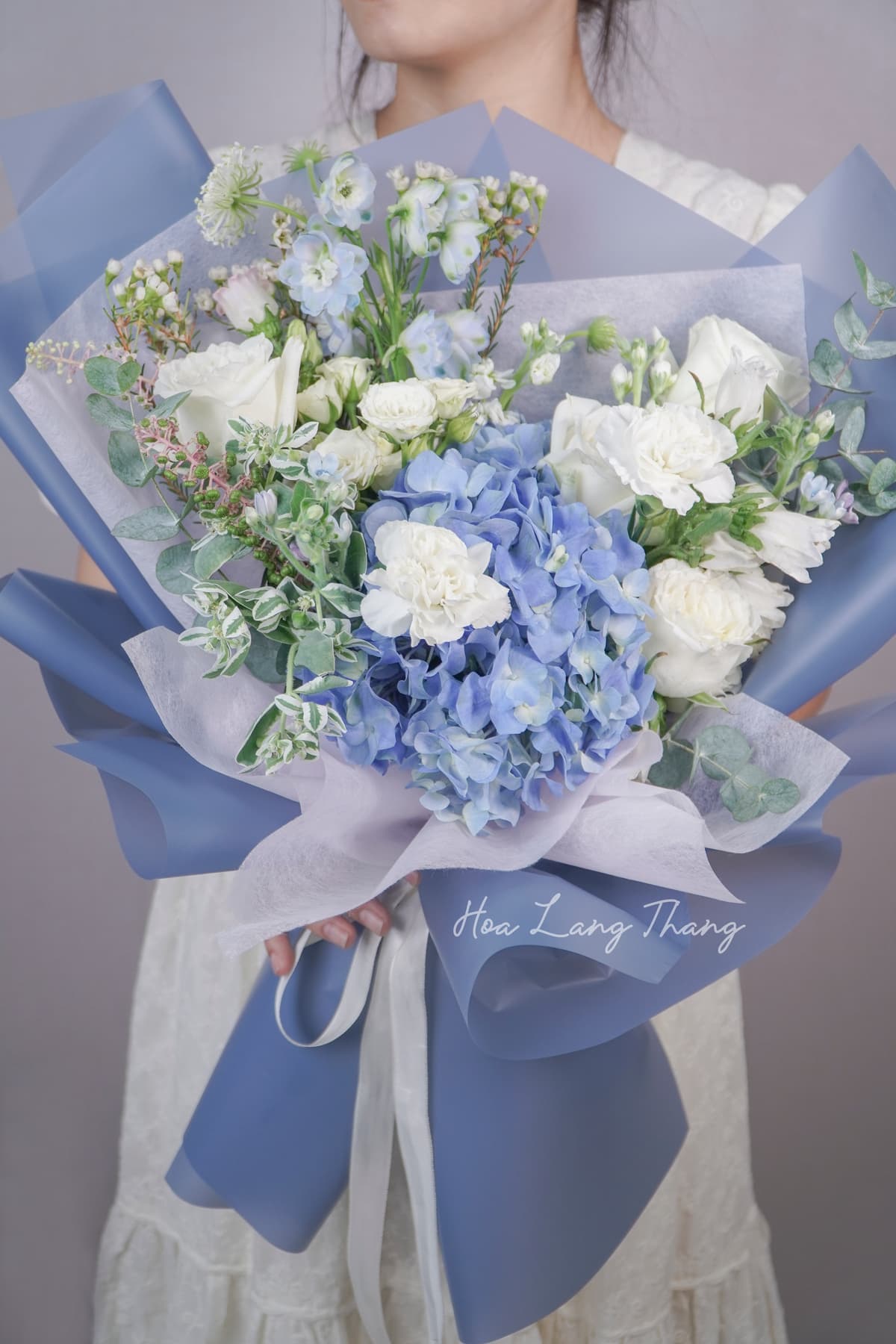 Bó Tulip tím Tím Hồng - Ảnh 1
