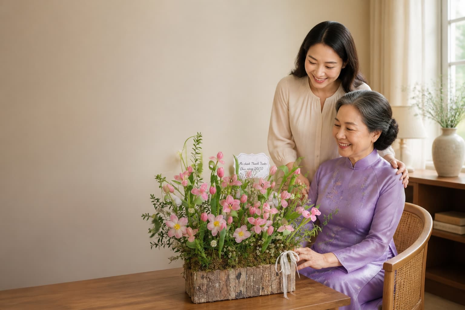 Hoa tặng Mẹ