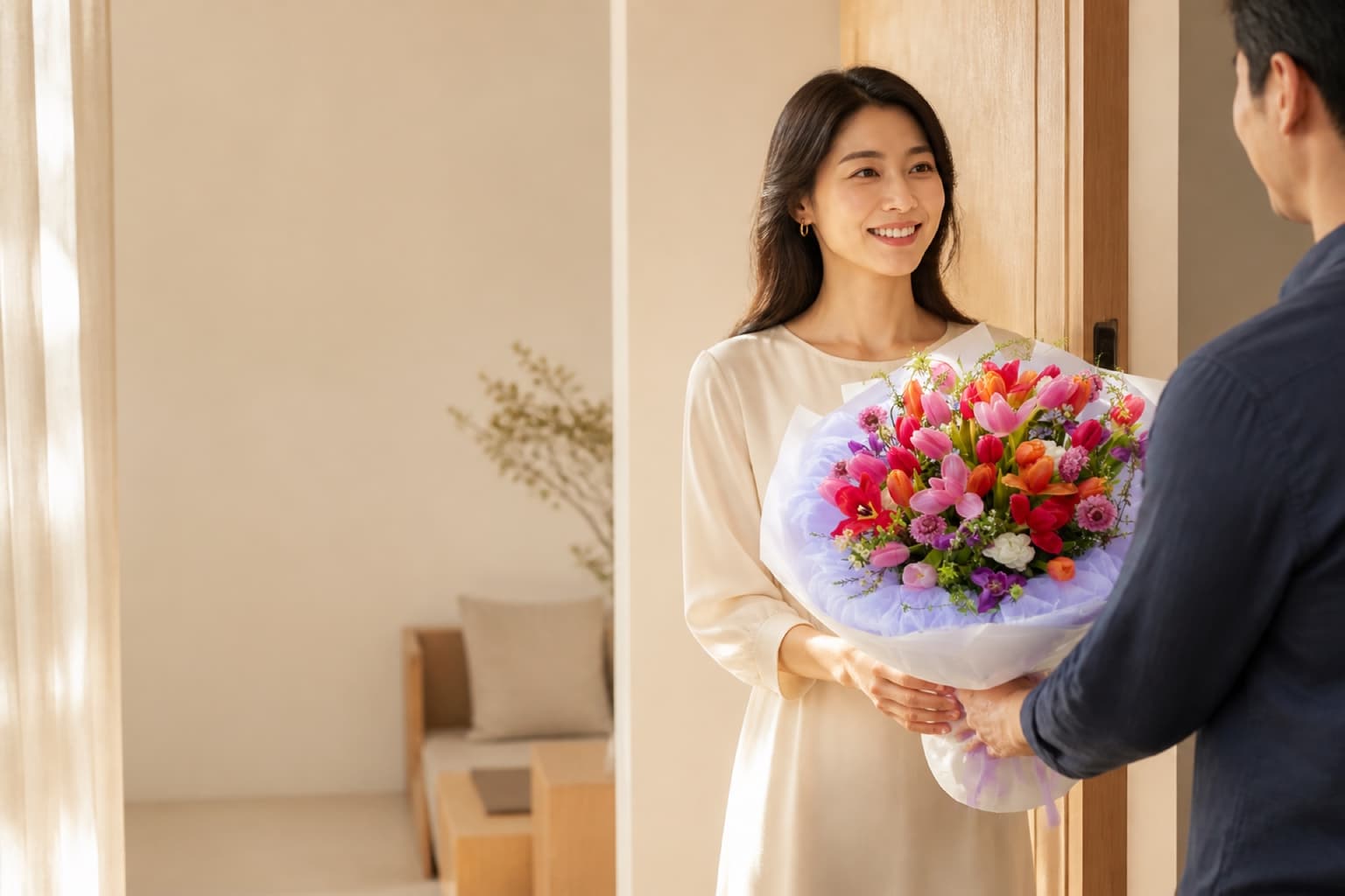 Hoa tặng Vợ