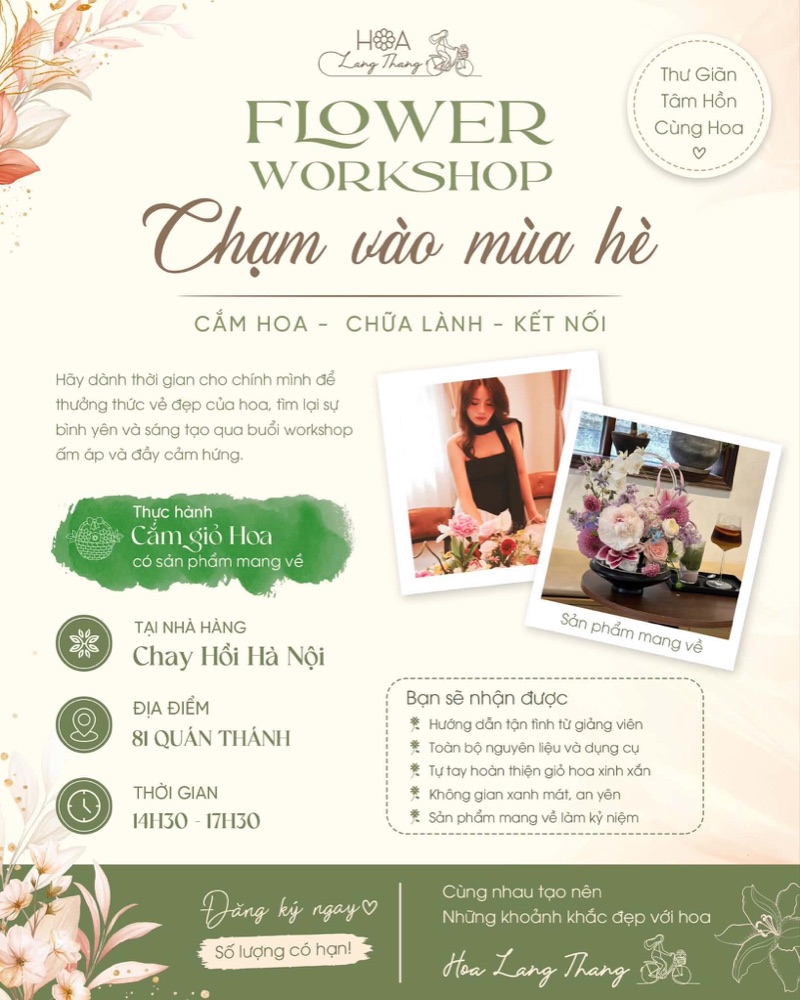 Poster Chạm vào mùa hè — Hoa Lang Thang
